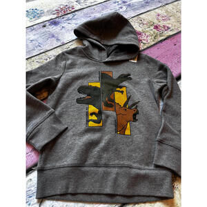 Jumping Beans Softest‎ Fleece Dinosaur Hoodie Sweatshirt for Kids Size 5